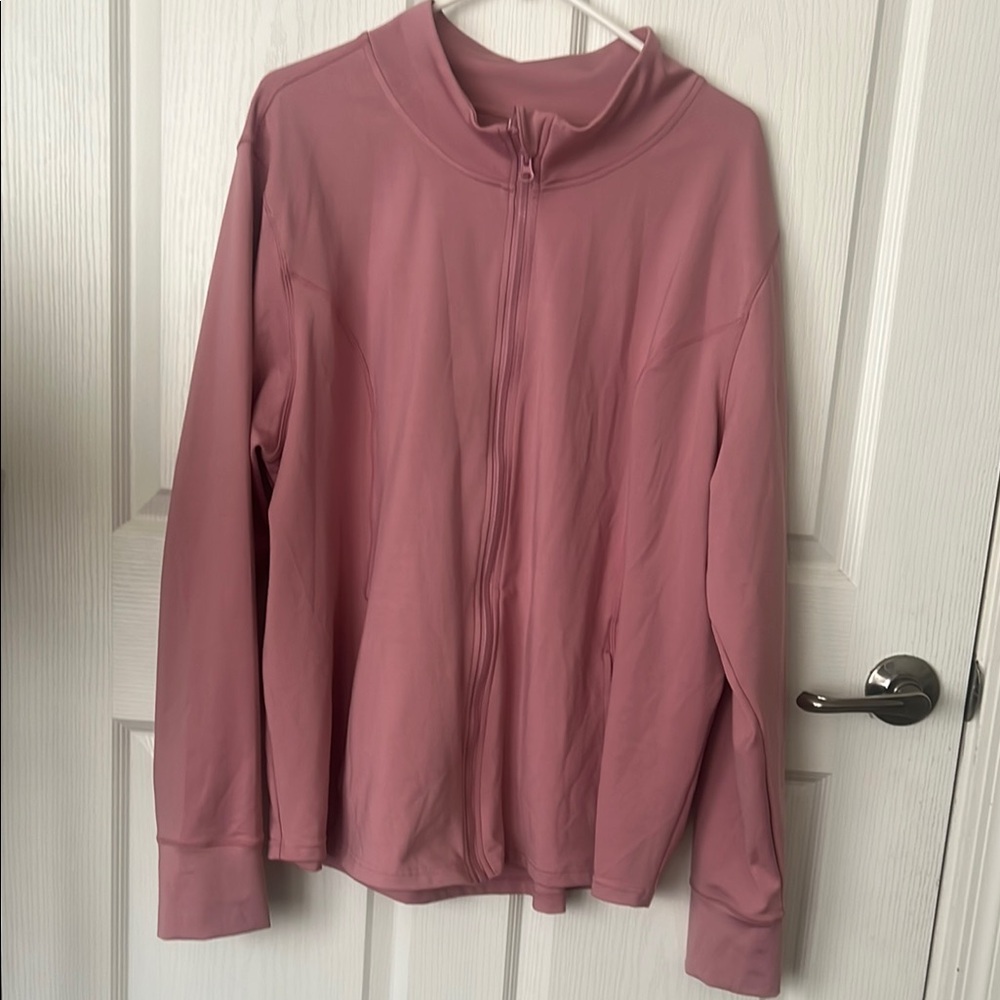 Pink Zip-Up Jacket